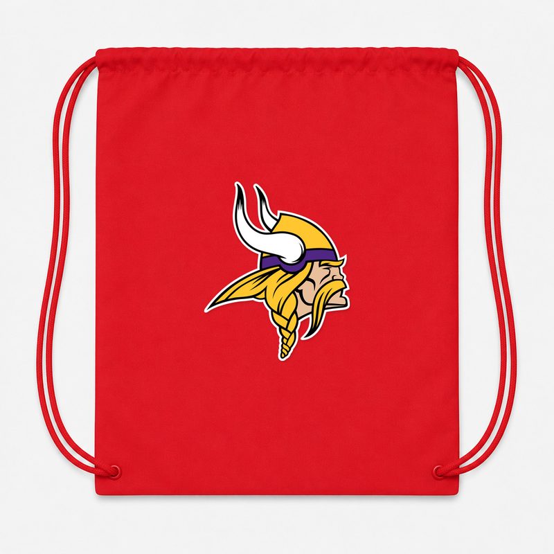 Minnesota Vikings Drawstring Bag - Red