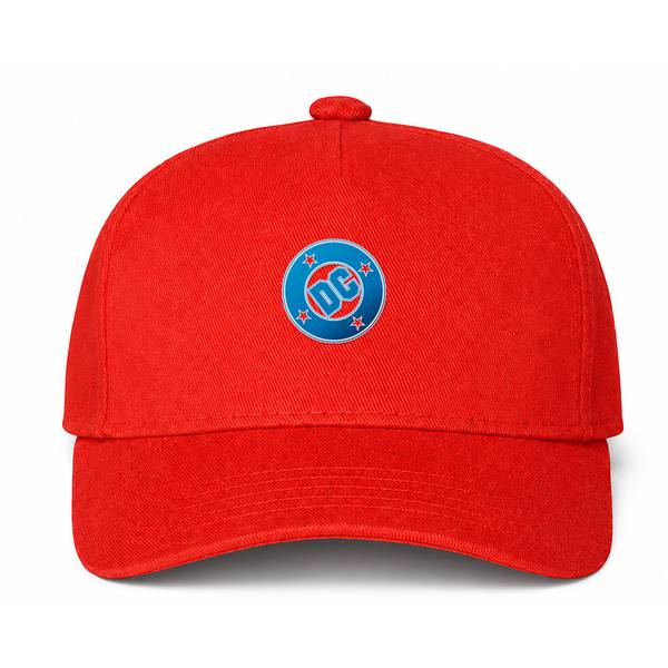 DC Comics Logo Red Dad Baseball Cap Hat