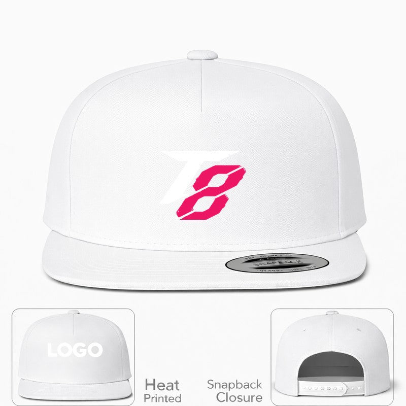 Tekken 8 White Logo Snapback Hat