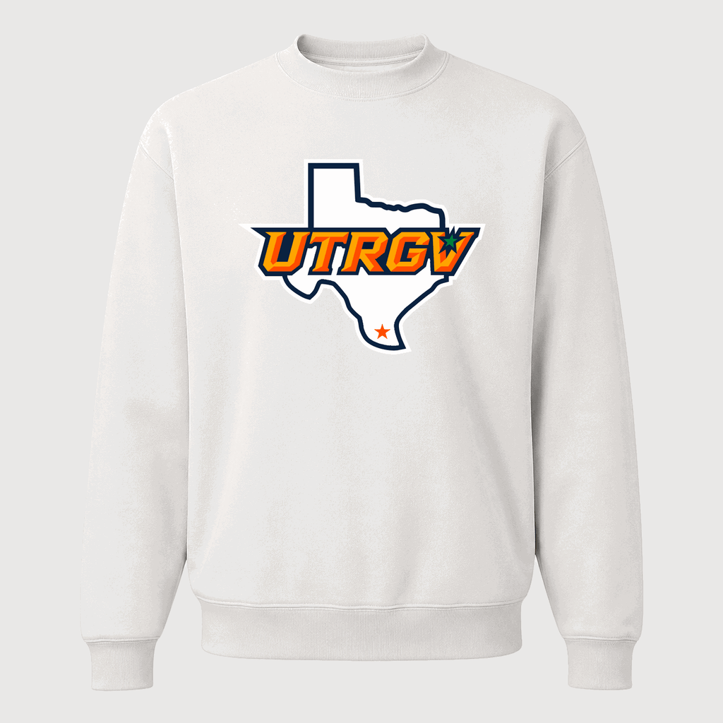 Men's UTRGV Vaqueros Crewneck Sweatshirt - White