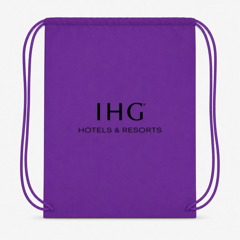 IHG Drawstring Bag - Purple