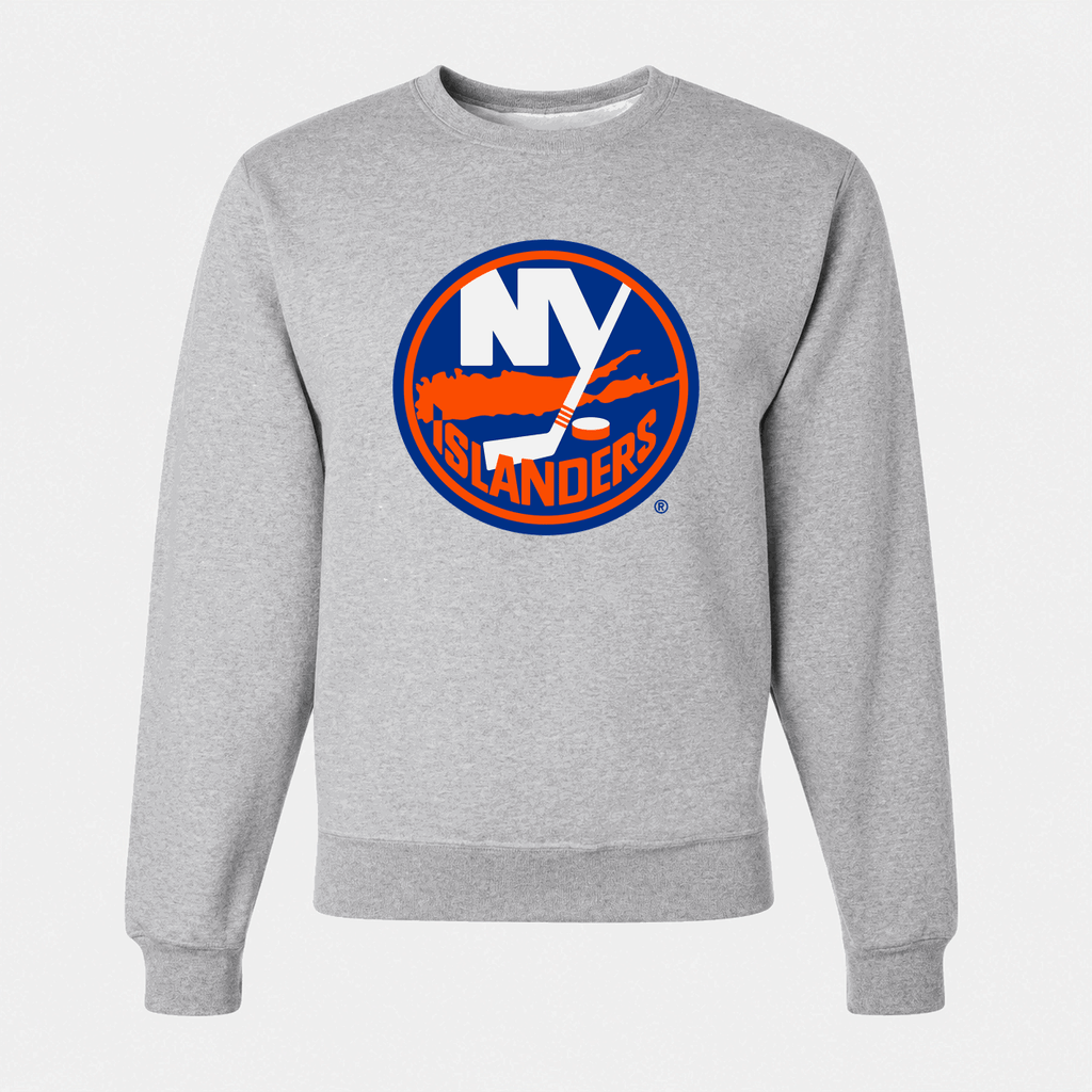 Men's New York Islanders Crewneck Sweatshirt - Gray