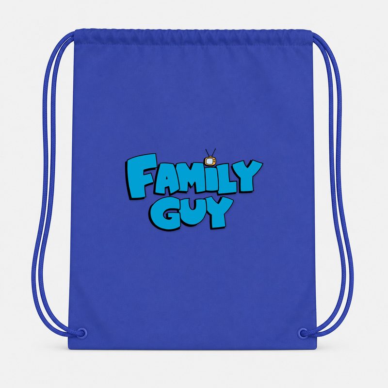 Family Guy PNG1 Drawstring Bag - Blue
