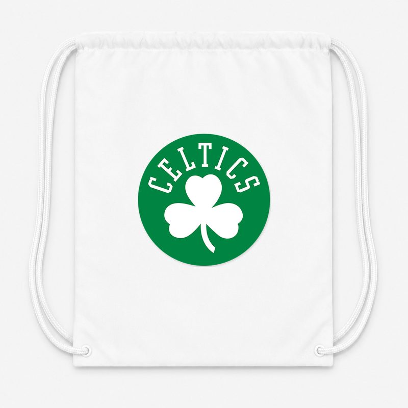 Boston Celtics Drawstring Bag - White