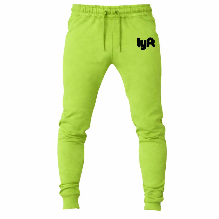 Lyft Black joggers sweatpants - Lime Green