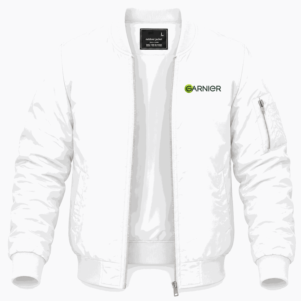 Men's Garnier Lightweight Bomber Jacket - White
