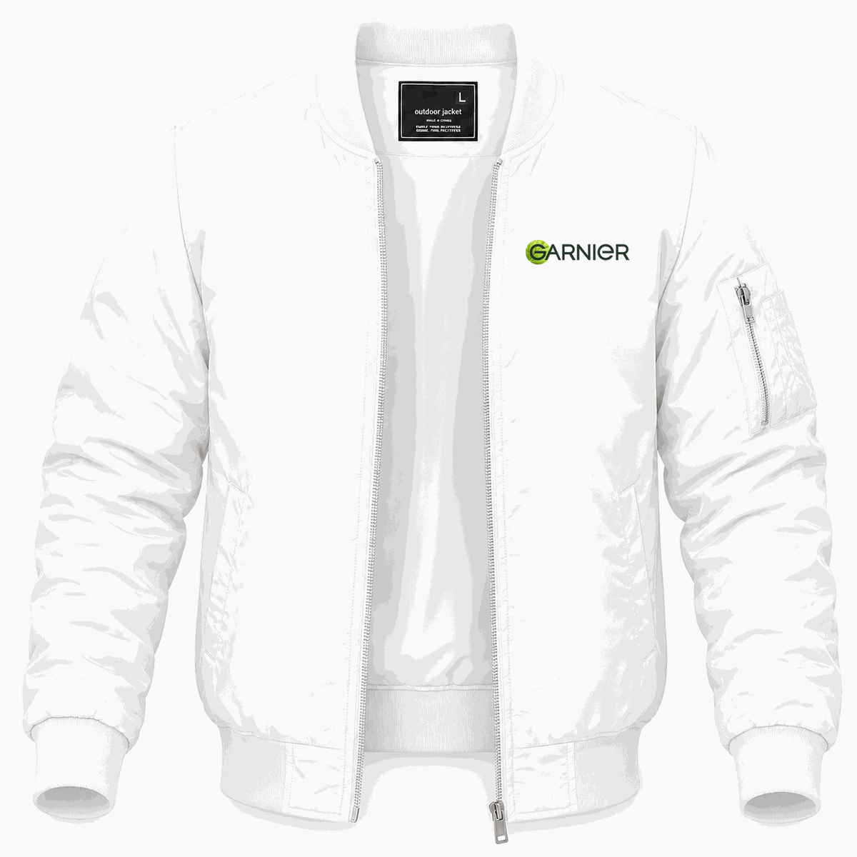 Men's Garnier Lightweight Bomber Jacket - White