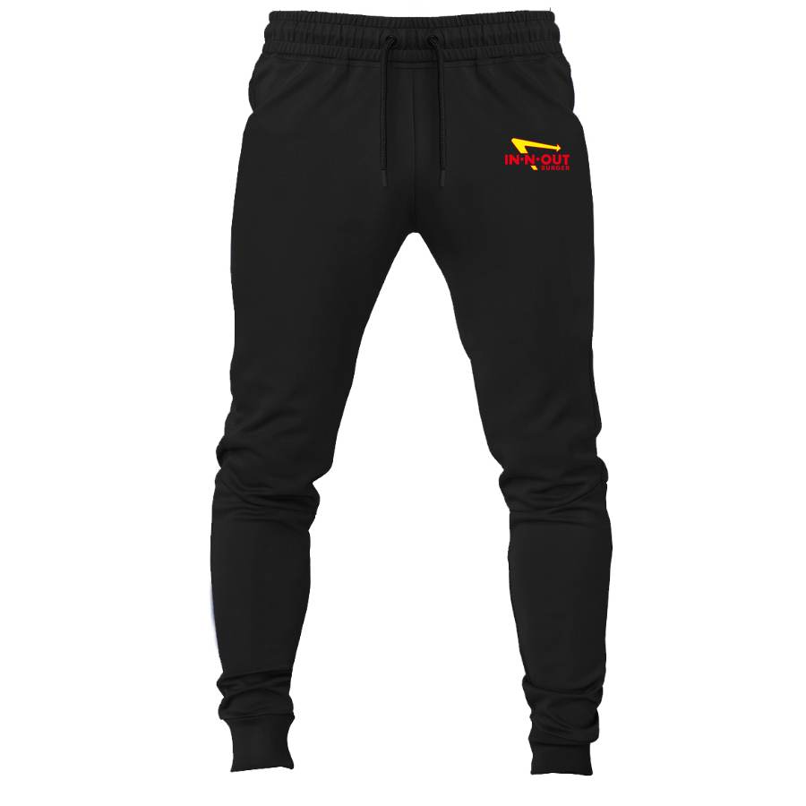 In N Out Burger joggers sweatpants - Black