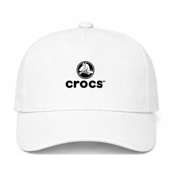 Crocs Logo White Dad Baseball Cap Hat