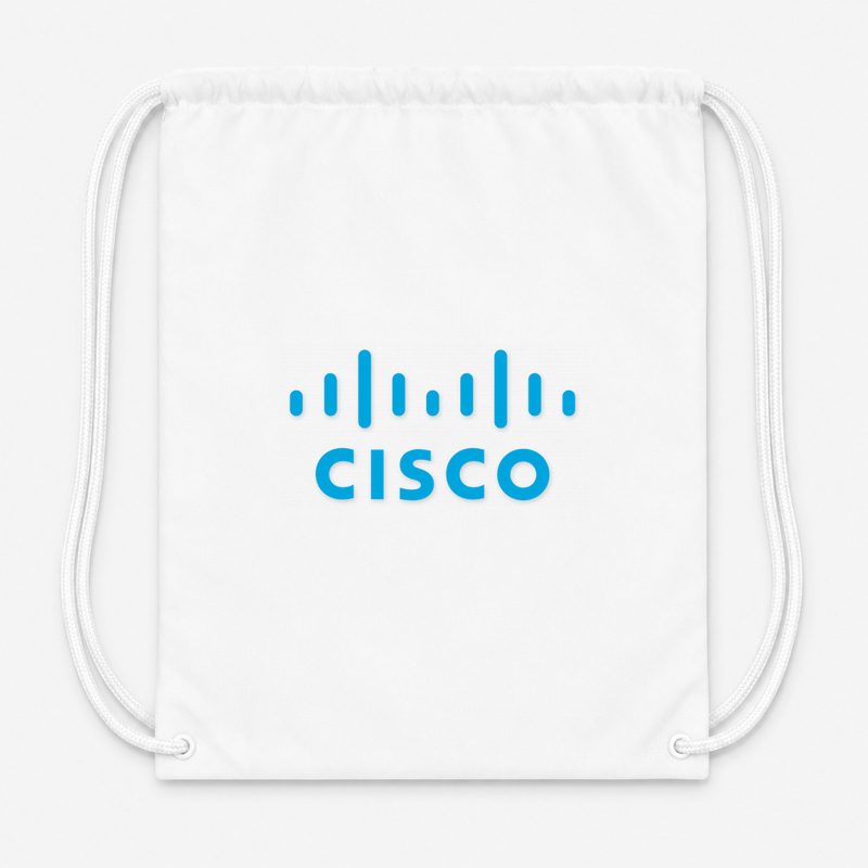 Cisco Drawstring Bag - White