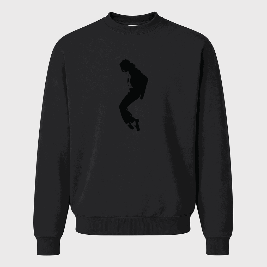 Men's Michael Jackson Crewneck Sweatshirt - Black