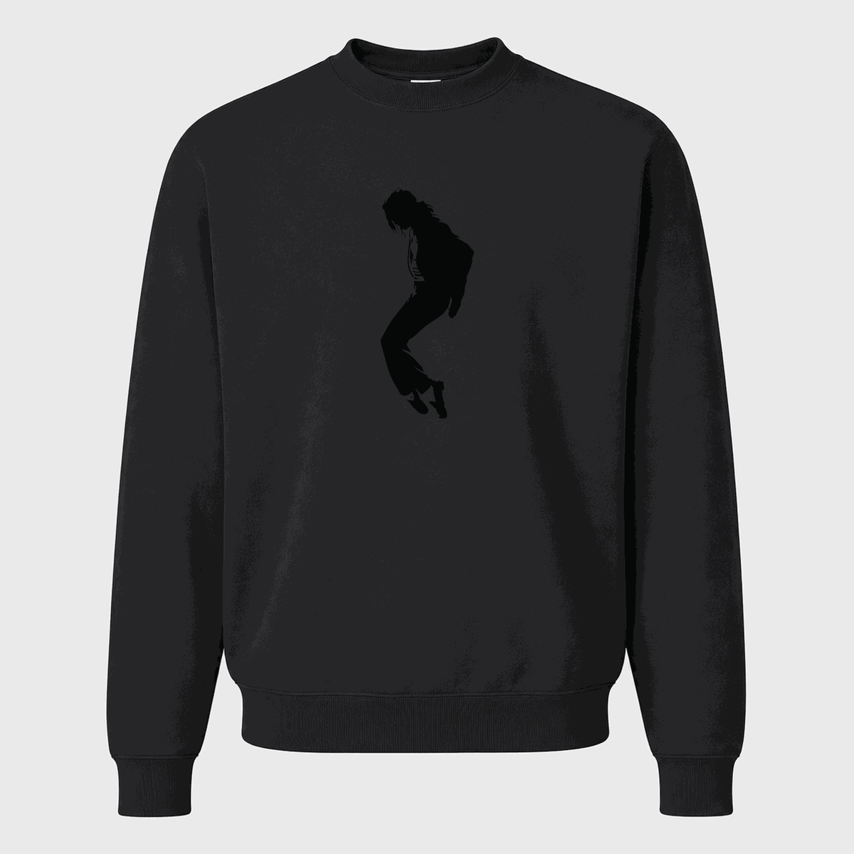 Men's Michael Jackson Crewneck Sweatshirt - Black