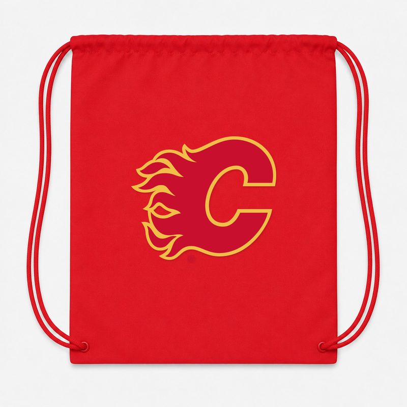 Calgary Flames Drawstring Bag - Red