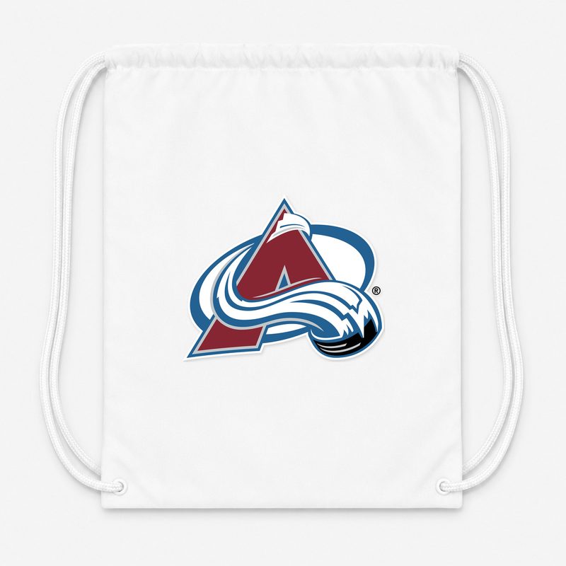 Colorado Avalanche Drawstring Bag - White