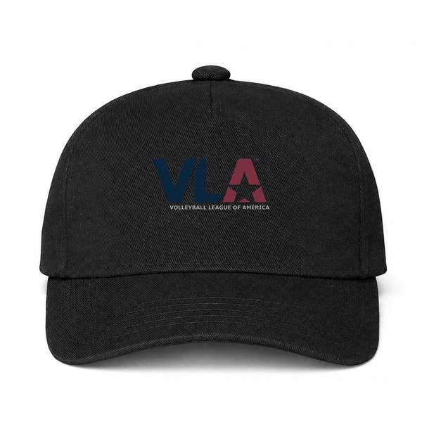 American Volleyball League Logo Black Dad Baseball Cap Hat