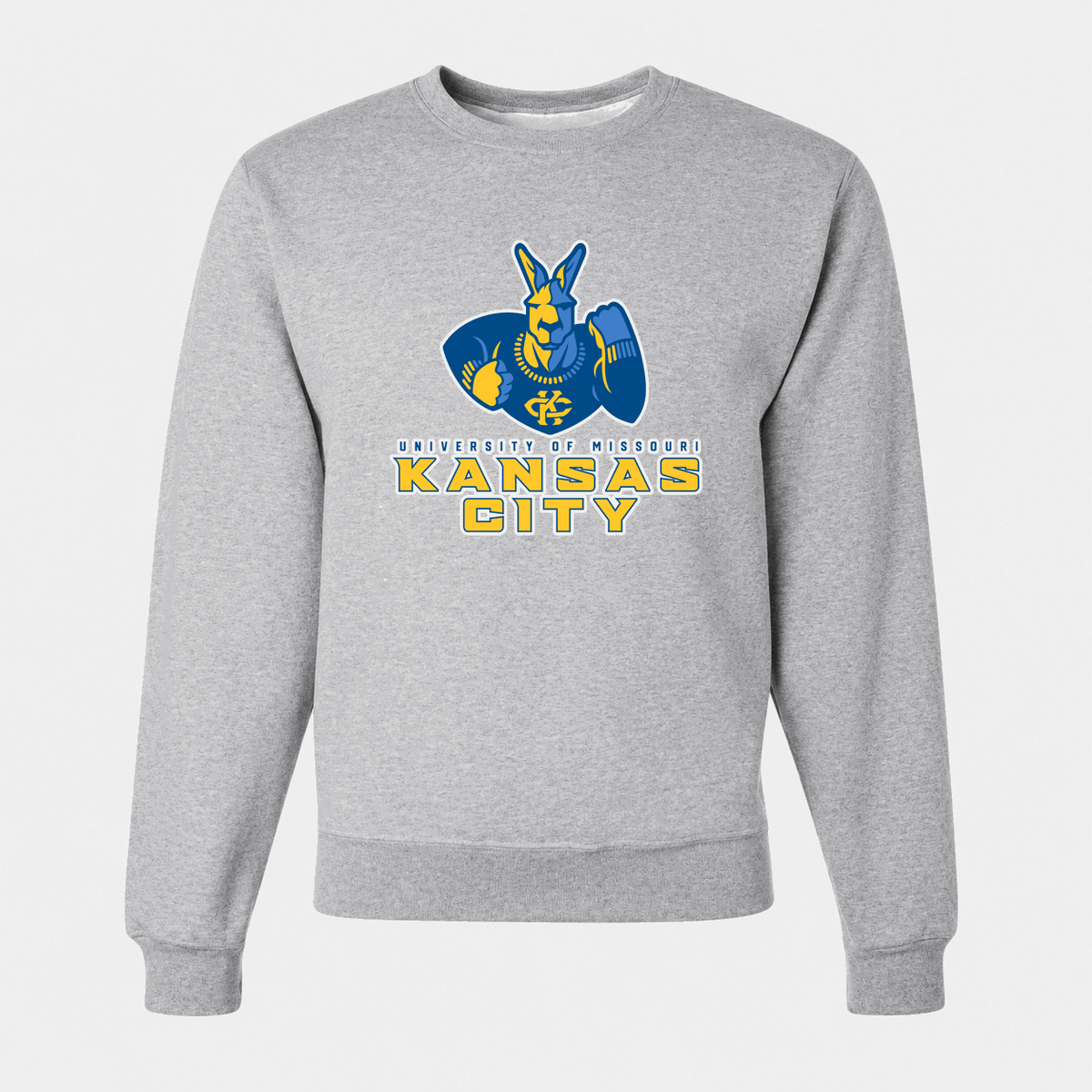 Men's UMKC Kangaroos Crewneck Sweatshirt - Gray