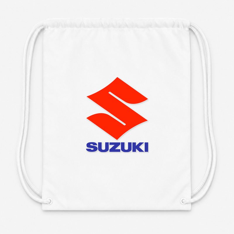 Suzuki Drawstring Bag - White