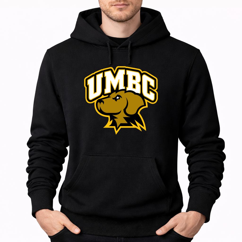 Men's UMBC Retrievers Pullover Hoodie - Black