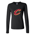 Women's Cleveland Cavaliers Long Sleeve T-Shirt - Black