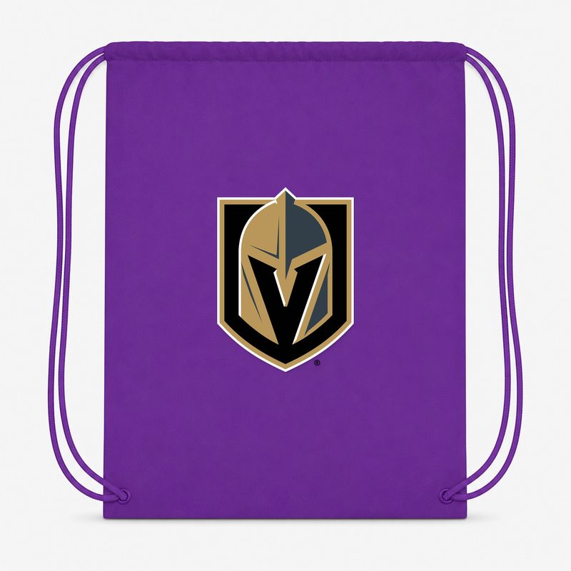 Vegas Golden Knights Drawstring Bag - Purple