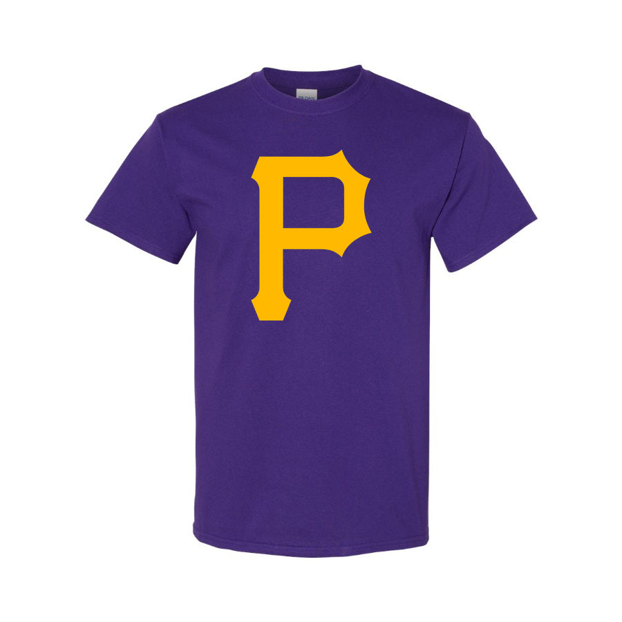 Men's Pittsburgh Pirates Cotton T-Shirt - Purple