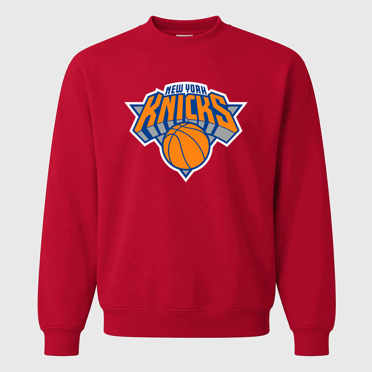 Men's New York Knicks Crewneck Sweatshirt - Red
