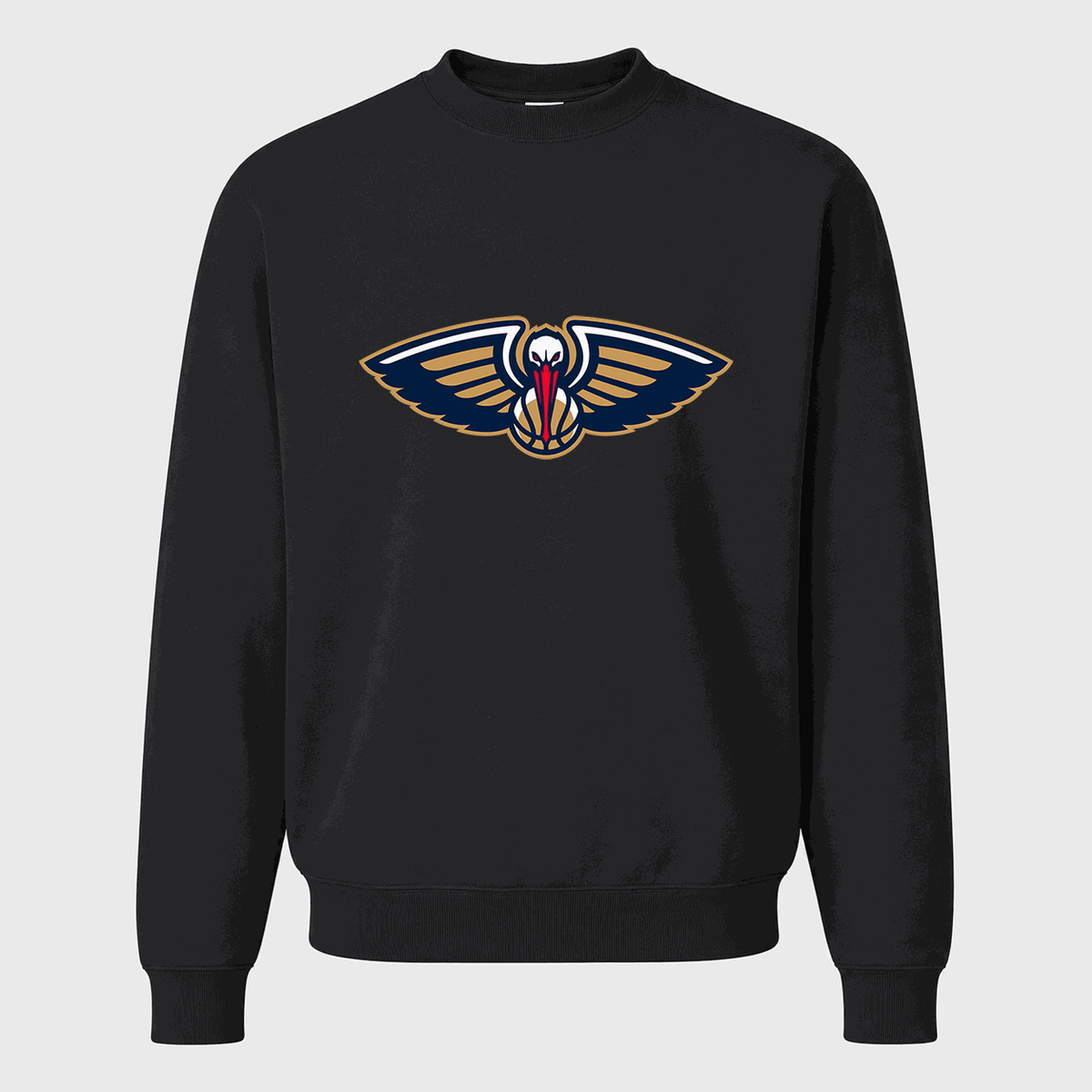 Men's New Orleans Pelicans Crewneck Sweatshirt - Black