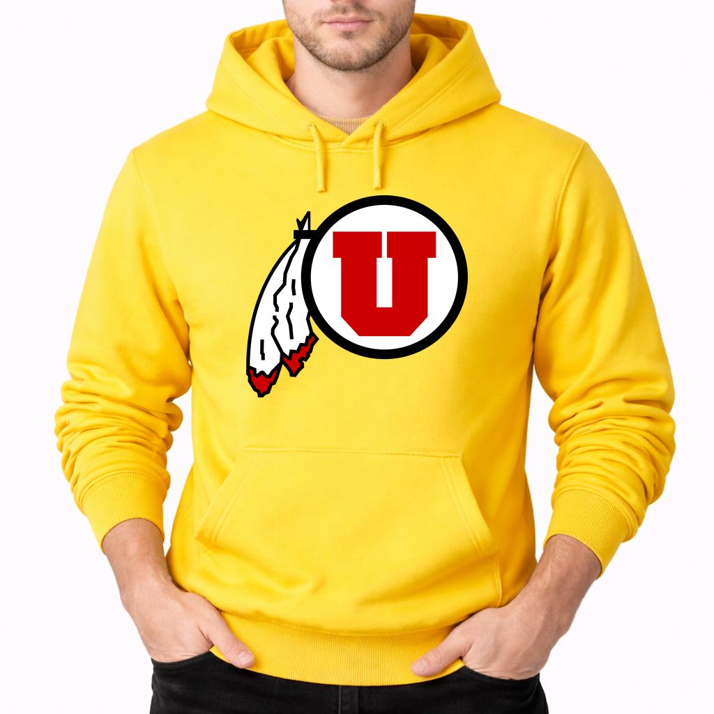 Men's Utah Utes Pullover Hoodie - Yellow