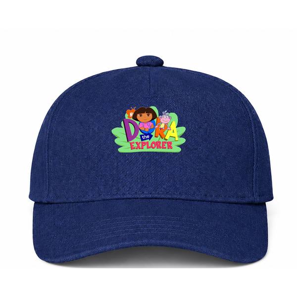 Dora the Explorer Logo Navy Dad Baseball Cap Hat