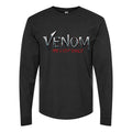 Men's Venom- The Last Dance Long sleeves Cotton Blend T-Shirt - Black