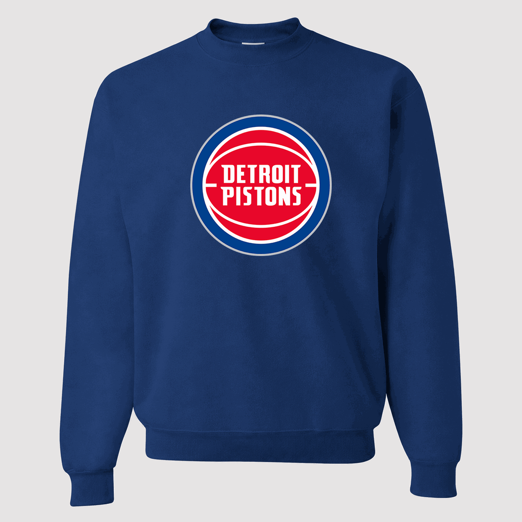 Men's Detroit Pistons Crewneck Sweatshirt - Blue