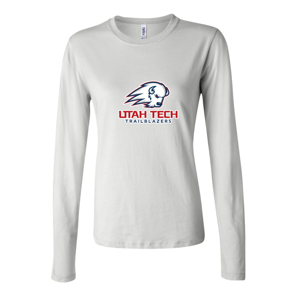 Women's Utah Tech Trailblazers Long Sleeve T-Shirt - White