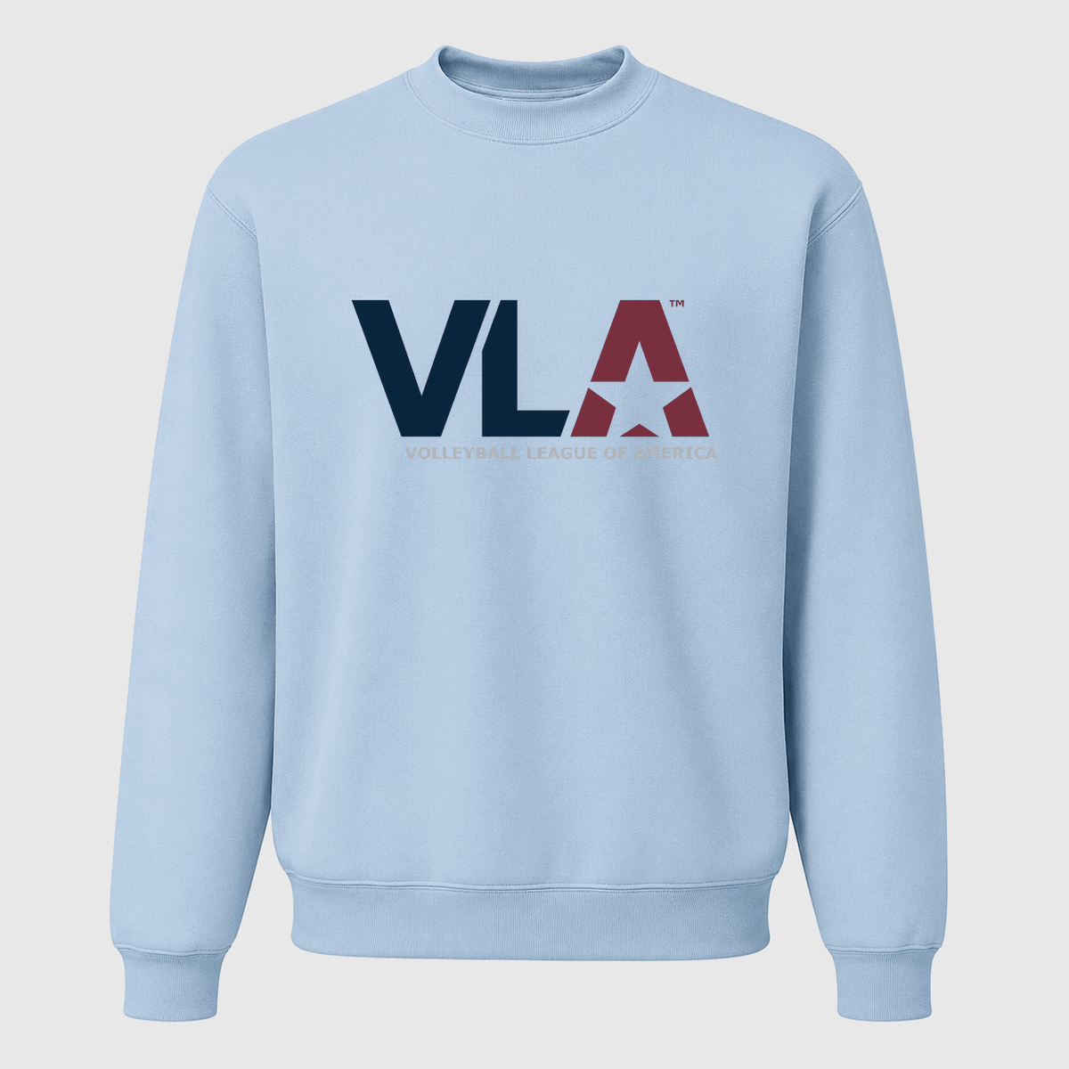Men's American Volleyball League Crewneck Sweatshirt - Sky Blue