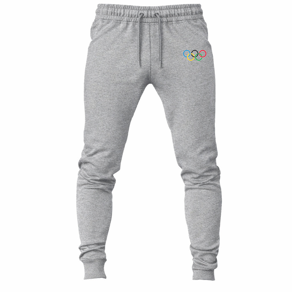 Olympic Rings Black joggers sweatpants - Gray