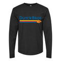 Men's Dutch Bros Coffee wordmark.svg Long sleeves Cotton Blend T-Shirt - Black