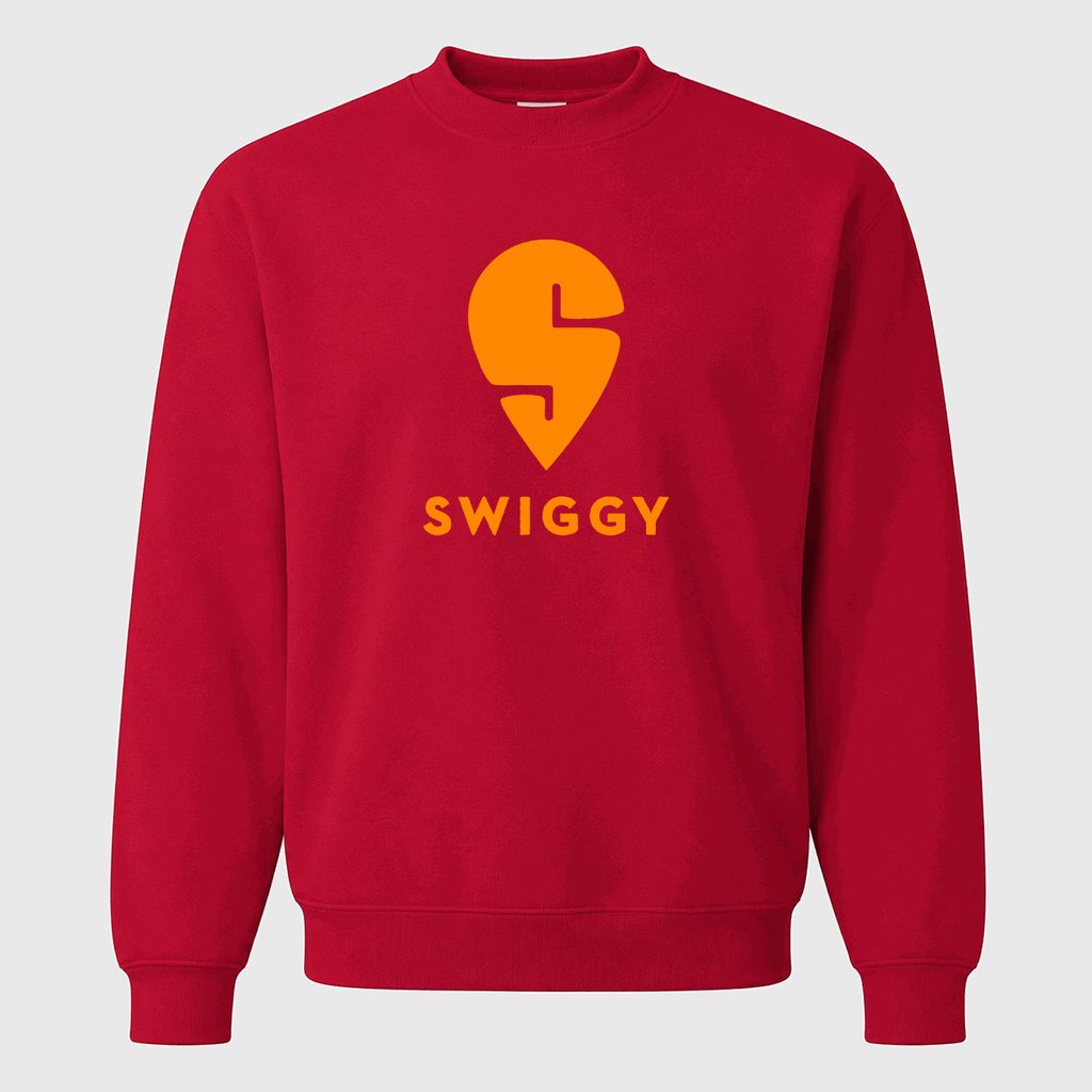 Men's Swiggy Crewneck Sweatshirt - Red