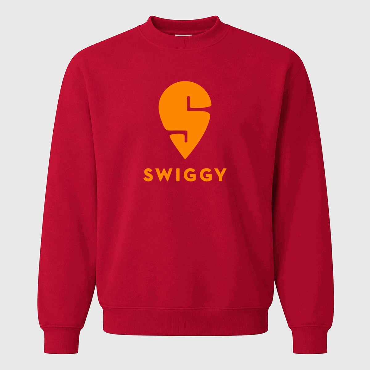 Men's Swiggy Crewneck Sweatshirt - Red