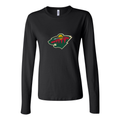 Women's Minnesota Wild Long Sleeve T-Shirt - Black