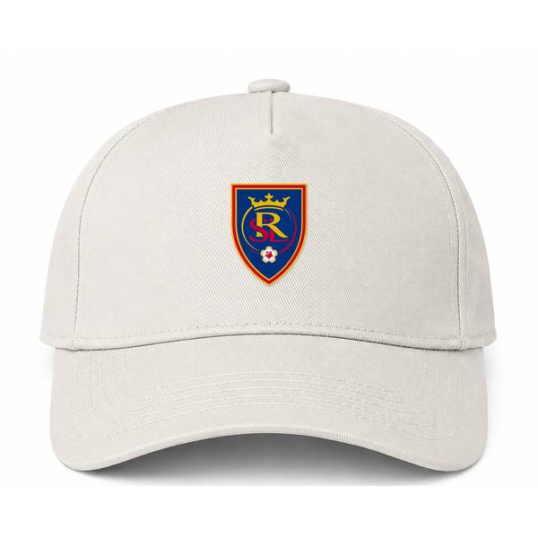 Real Salt Lake Soccer Logo Beige Dad Baseball Cap Hat