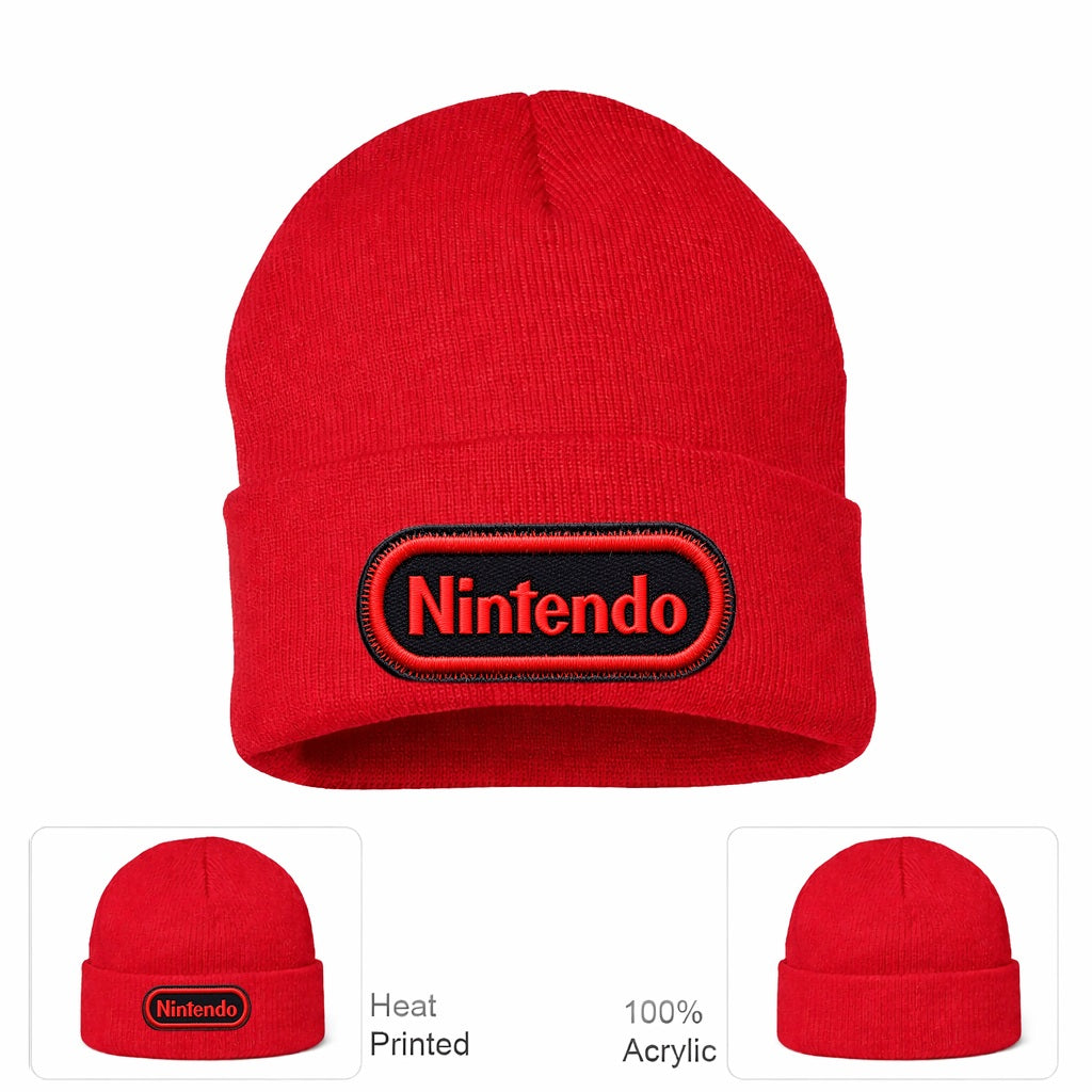 Nintendo Beanie Hat - Red