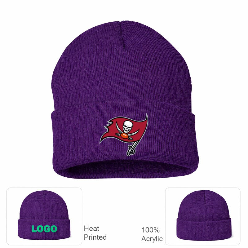 Tampa Bay Buccaneers Purple Beanie Hat