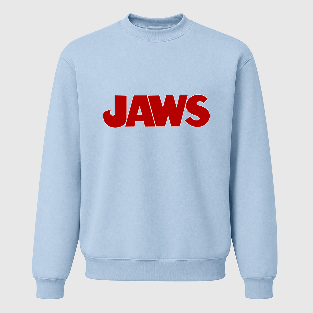 Men's Jaws Crewneck Sweatshirt - Sky Blue