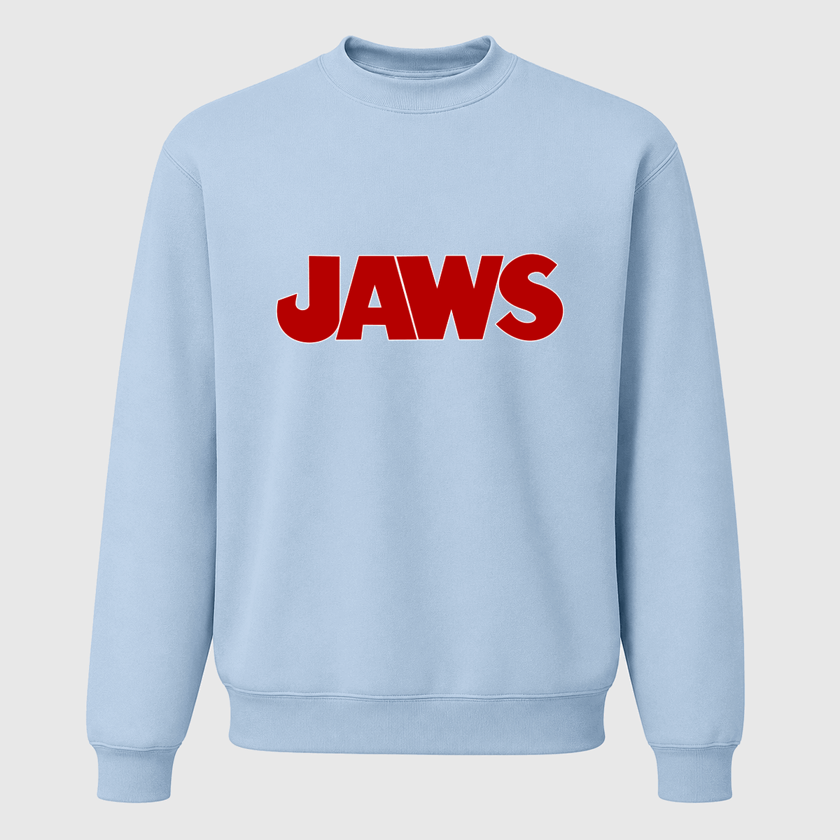 Men's Jaws Crewneck Sweatshirt - Sky Blue