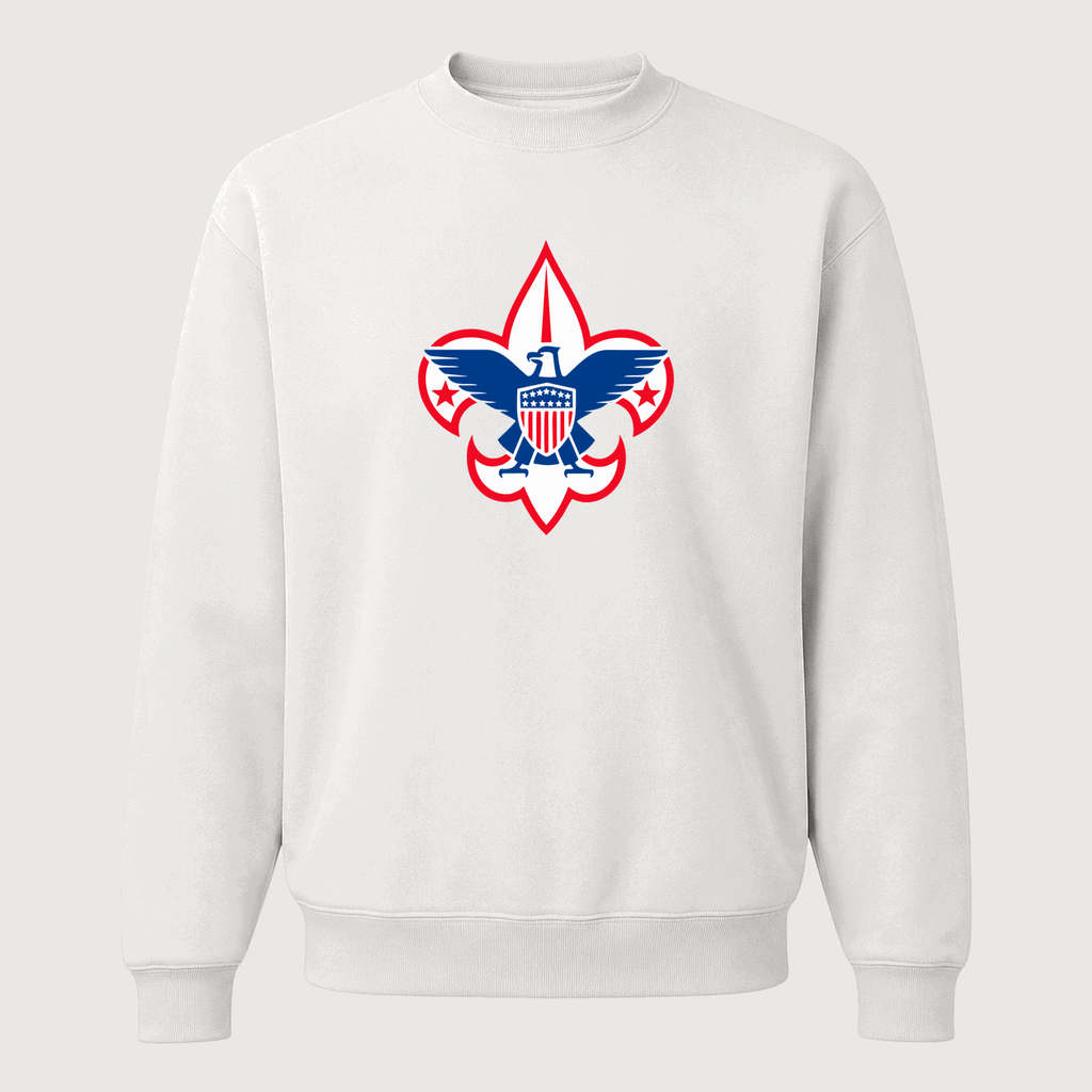 Men's Boy Scouts of America Crewneck Sweatshirt - White
