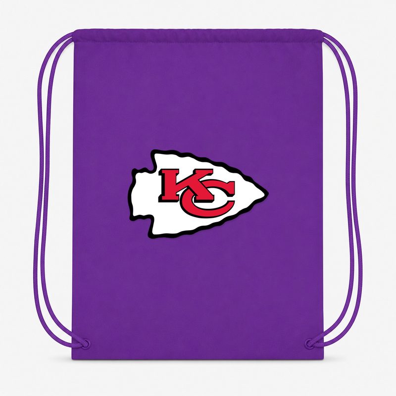 Kansas City Chiefs Drawstring Bag - Purple
