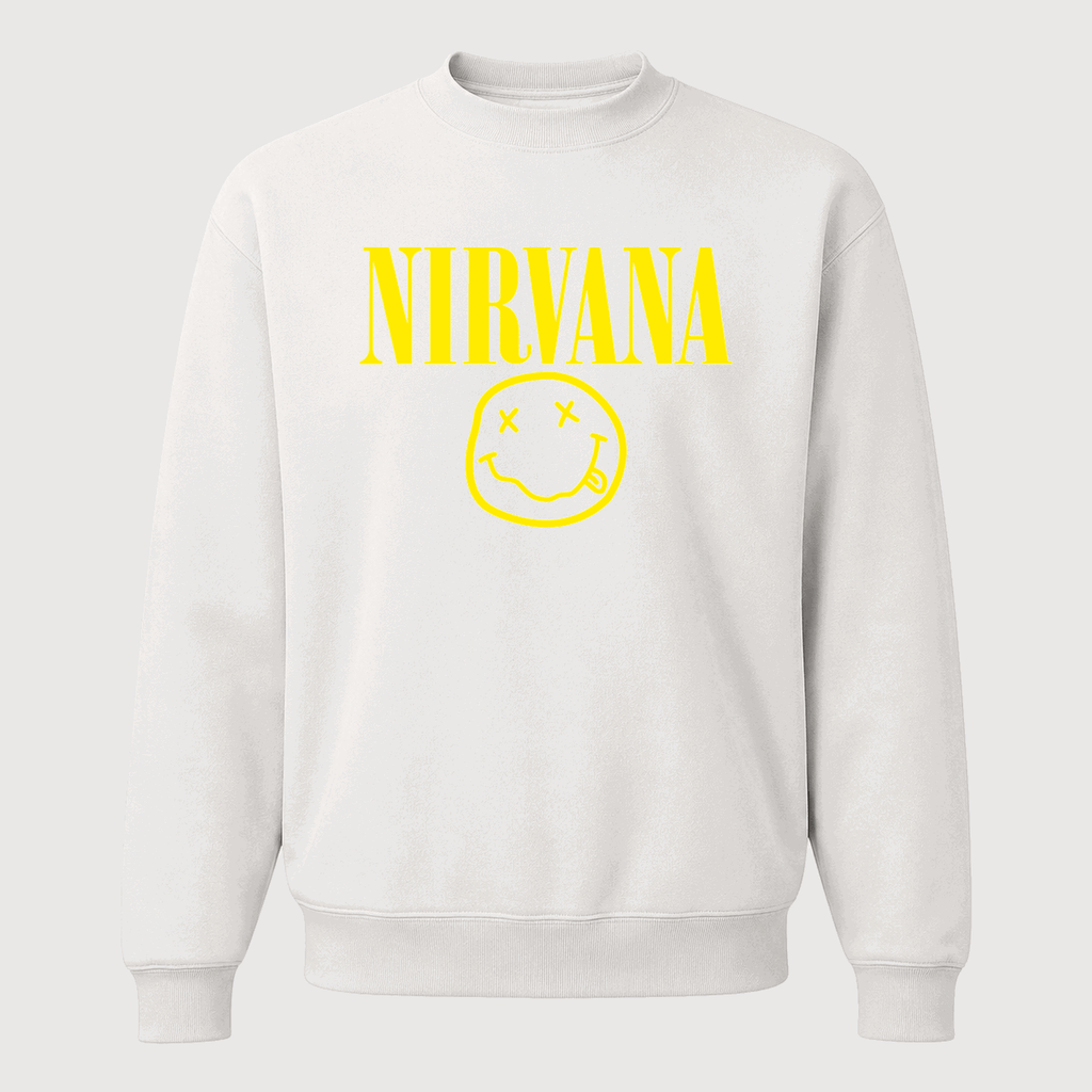 Men's Nirvana Crewneck Sweatshirt - White