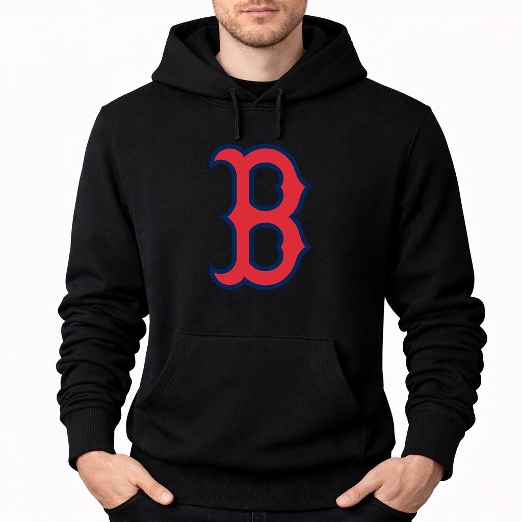 Men's Boston Red Sox Pullover Hoodie - Black
