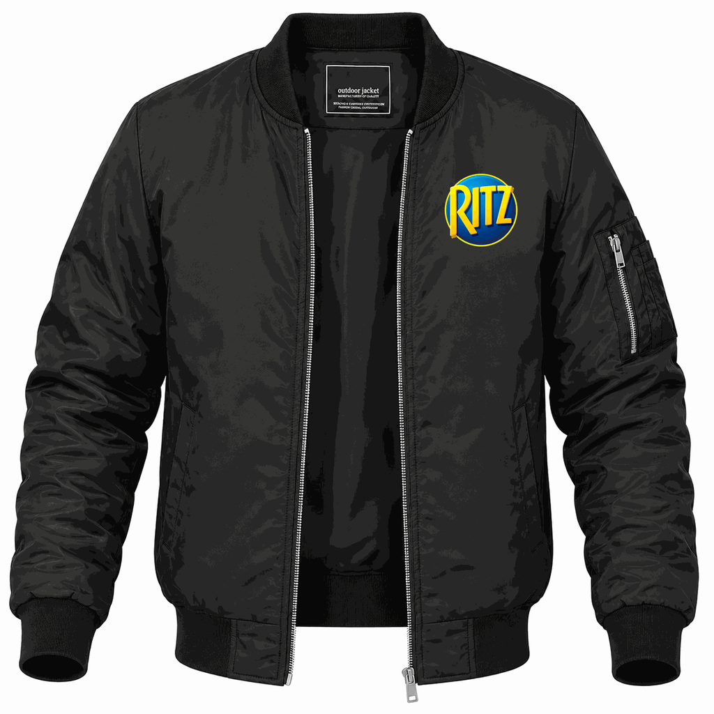Men's Ritz Mondelez Lightweight Bomber Jacket - Black
