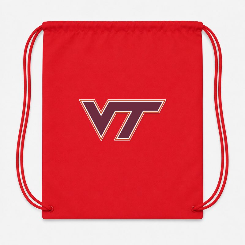 Virginia Tech Hokies Drawstring Bag - Red