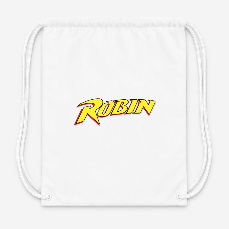 Robin Drawstring Bag - White